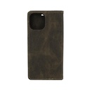 Cuir haut de gamme pour iPhone 12 Case Coffee 1 ct Cananu