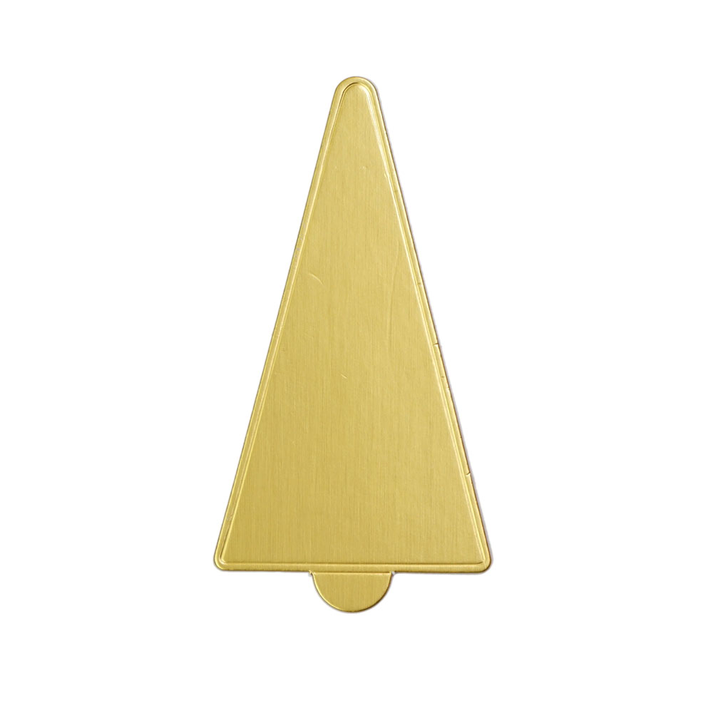 Triangle Mini Cake Base Board Gold 115x64mm 5000 pc Artigee