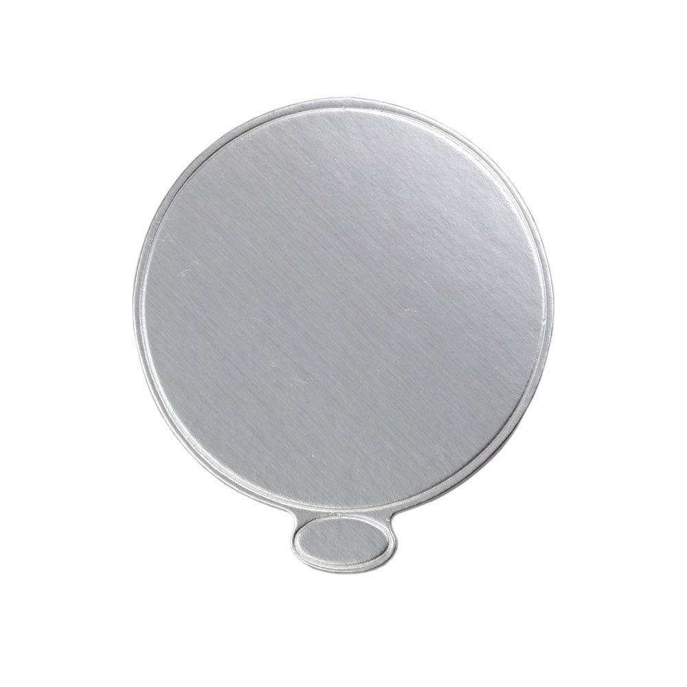 Round Mini Cake Base Board Silver 80mm 5000 pc Artigee