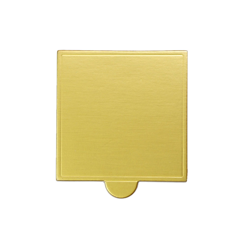 Square Mini Cake Base Board Gold 72x72mm 5000 pc Artigee