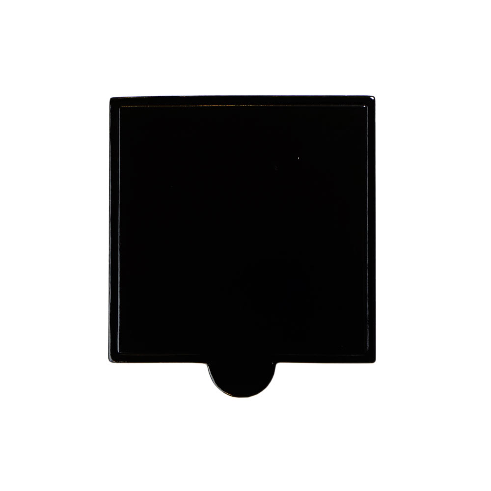 Square Mini Cake Base Board Black 72x72mm 5000 pc Artigee