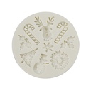 Silicone Mold Christmas 9 Cavity 1 ct Artigee