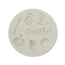 Silicone Mold Halloween 7 Cavity- 1 ct Artigee