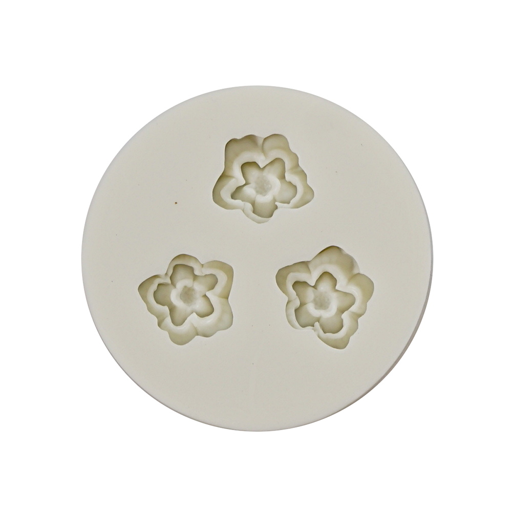 Silicone Mold Blossom 3 Cavity- 1 ct Artigee