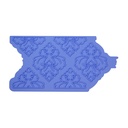 Onlay de damassé de moule de silicone- 1 ct Artigee
