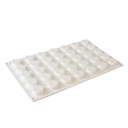 Silicone Mousse Mold Small Round Cylinder 35 Cavity 1 ct Artigee