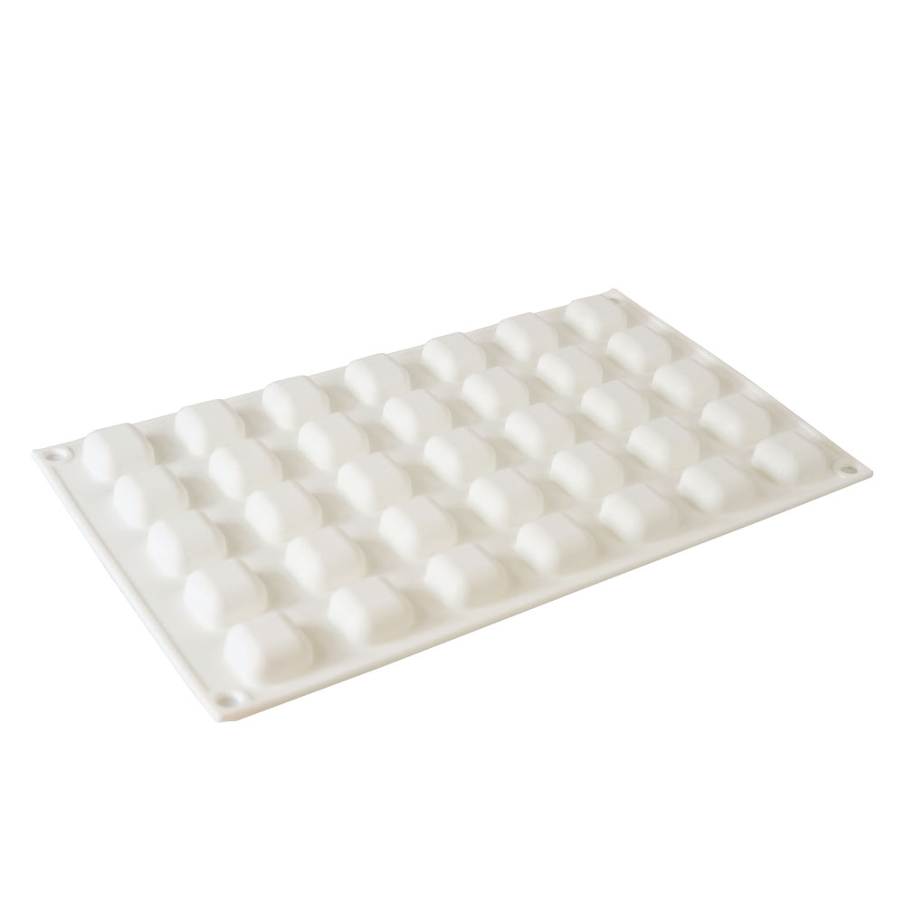 Moule Mousse Silicone Rond Carré 35 Cavité 1 ct Artigee