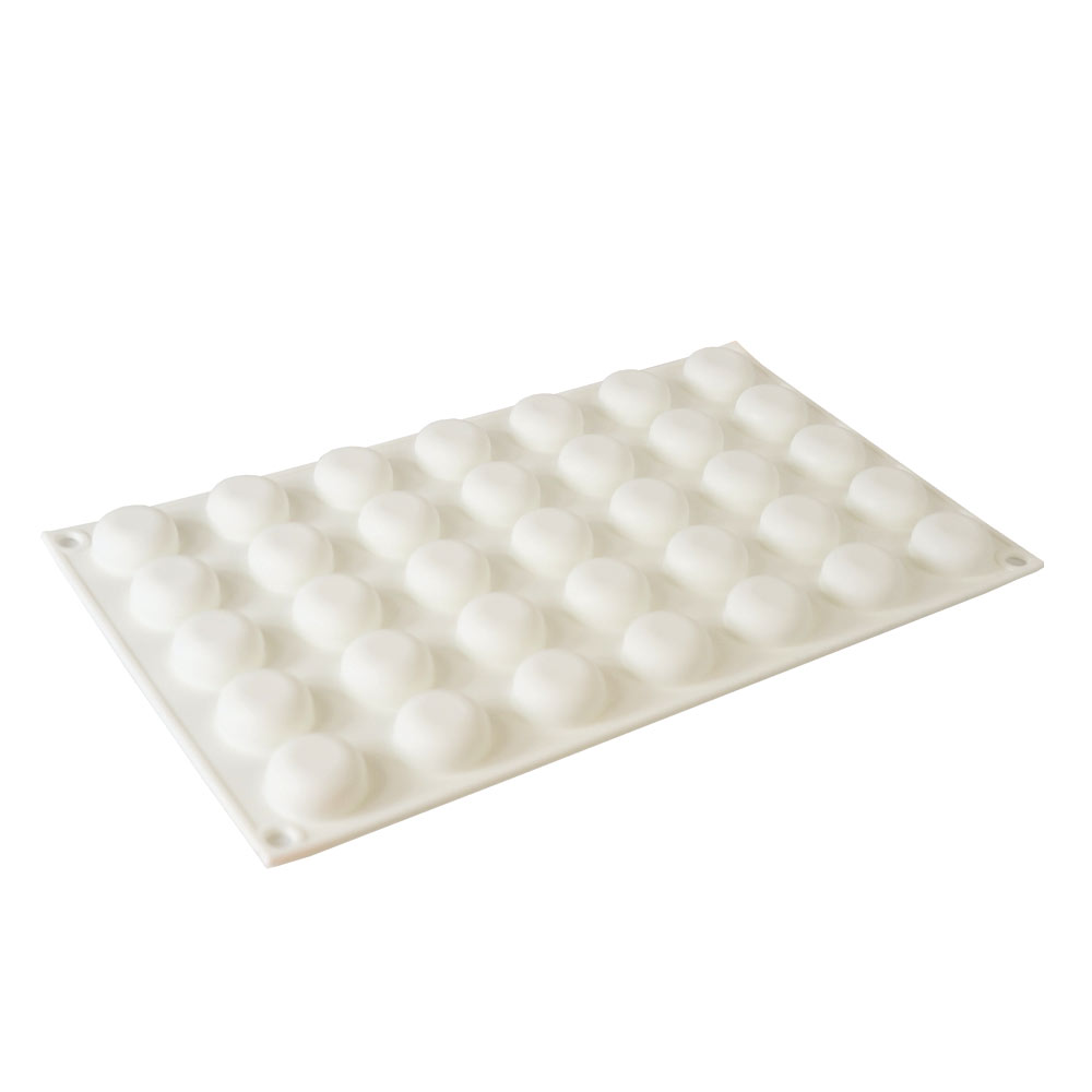 Moule à Mousse Silicone Petite Pierre Ronde 35 Cavité 1 ct Artigee