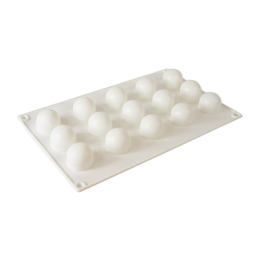 Moule Mousse Silicone Petite Boule Ronde 15 Cavité 1 ct Artigee