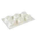 Silicone Mousse Mold Lips 6 Cavity 1 ct Artigee