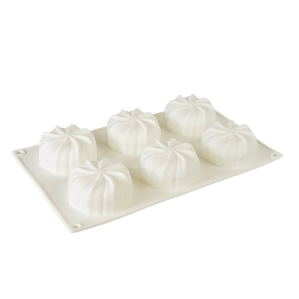 Moule Mousse Silicone Citrouille 6 Cavités 1 ct Artigee