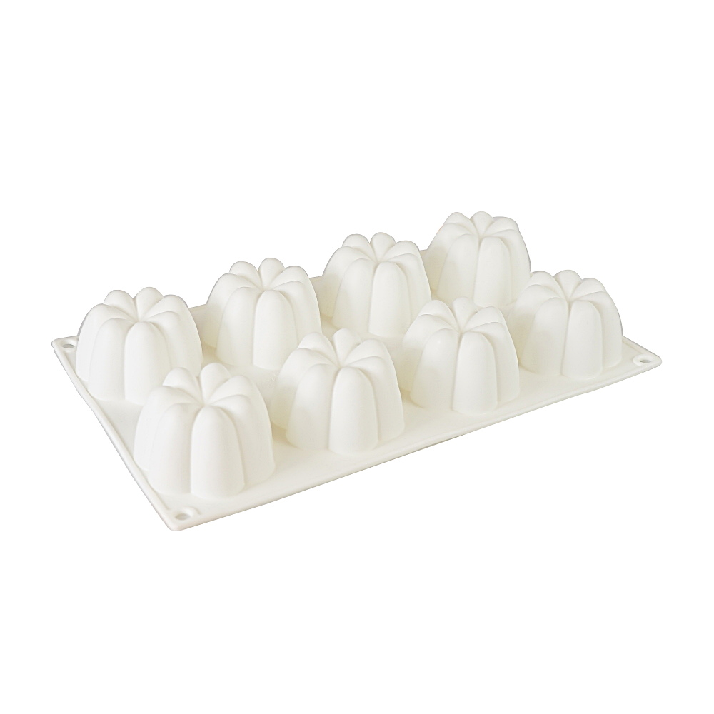 Moule Mousse Silicone Bundt 8 Cavité 1 ct Artigee