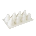 Moule Mousse Silicone Poire 8 Cavités- 1 ct Artigee