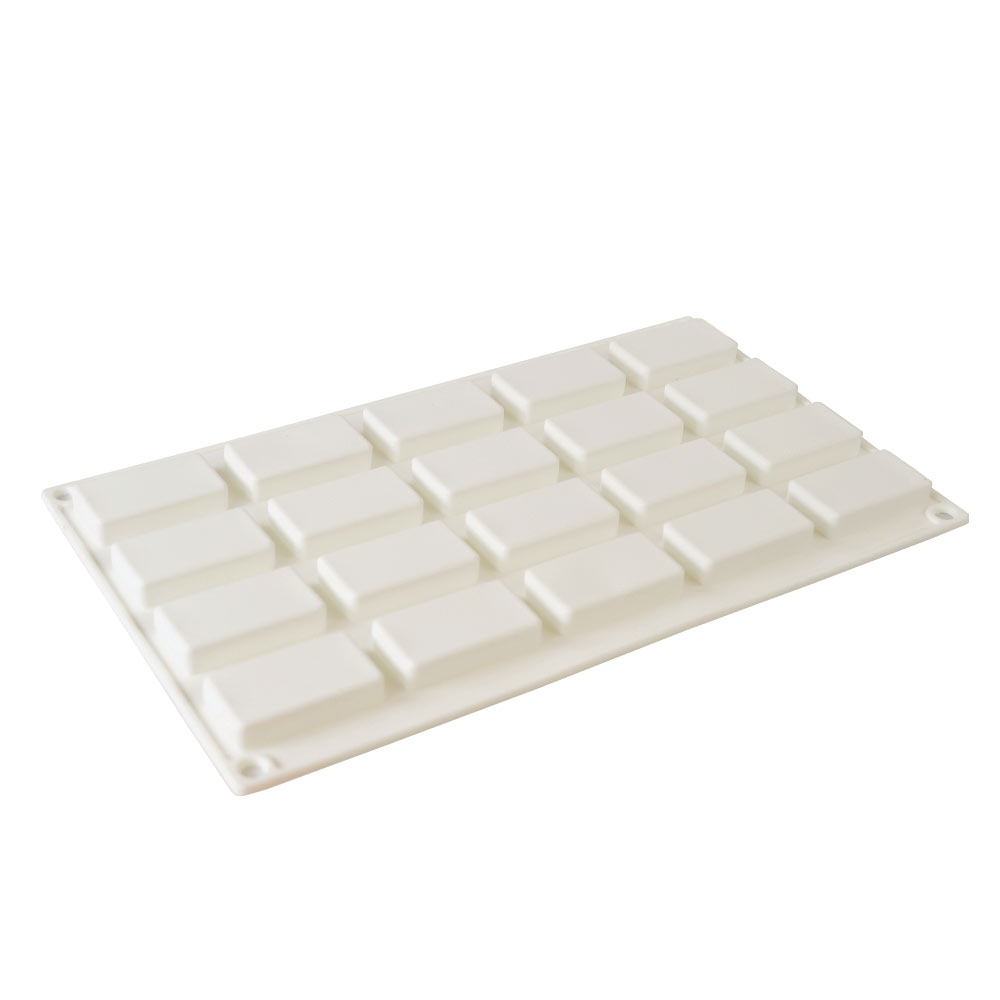 Moule à Mousse Silicone Rectangle 20 Cavités 1 ct Artigee