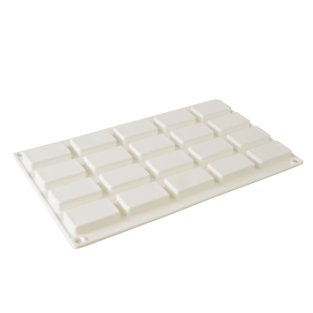 Silicone Mousse Mold Rectangle 20 Cavity 1 ct Artigee