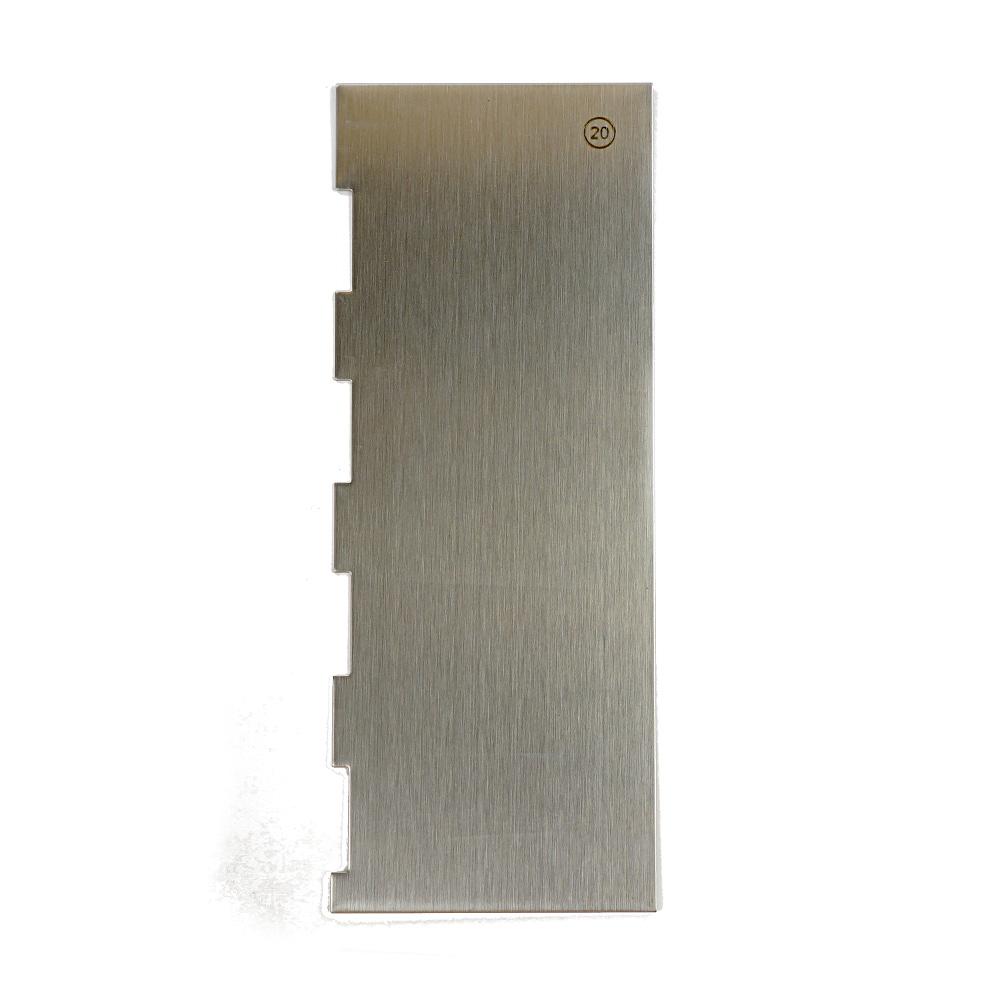 Stripe Edge Cake Scraper Small 1 ct Artigee