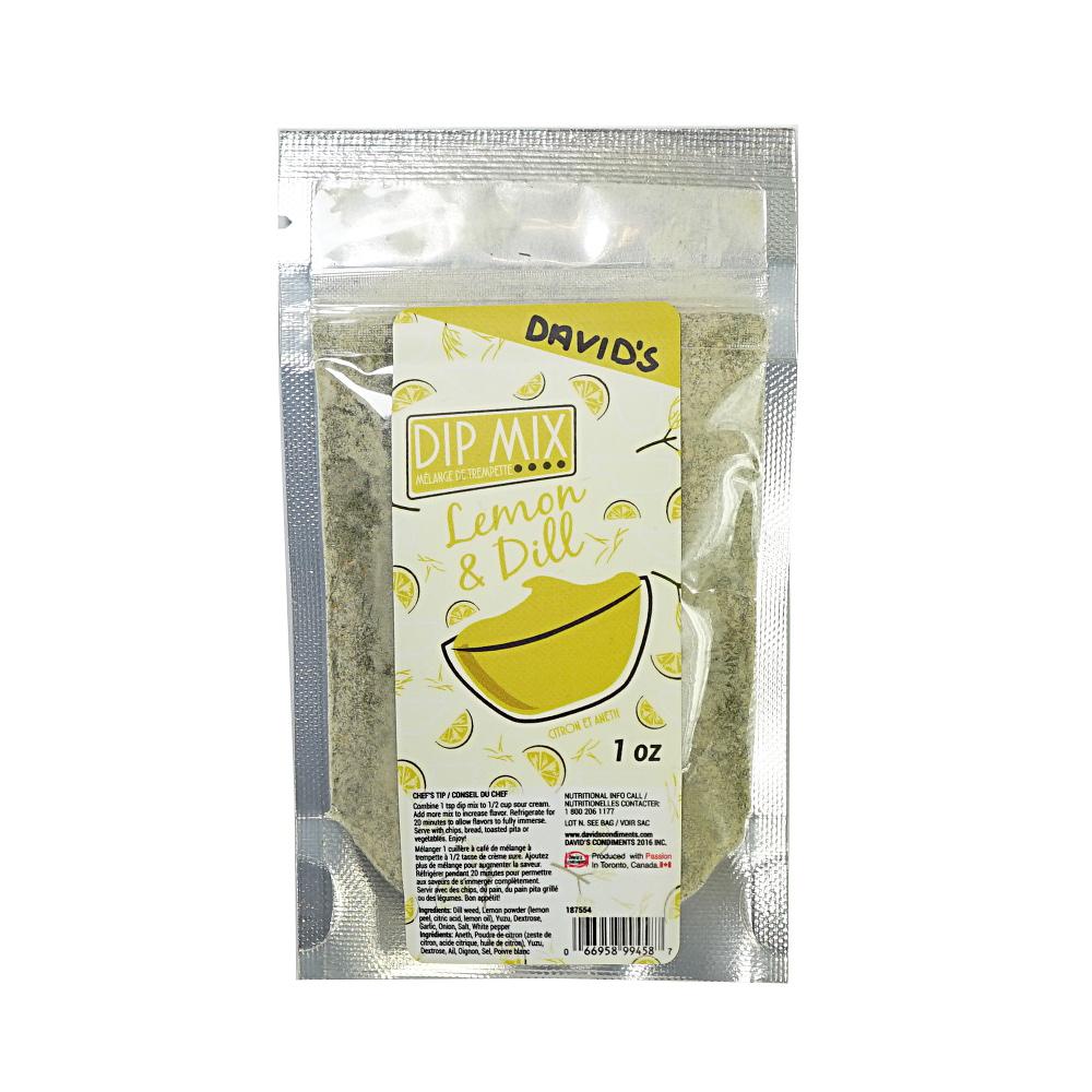 Lemon and Dill Dip Mix - 1 oz Davids