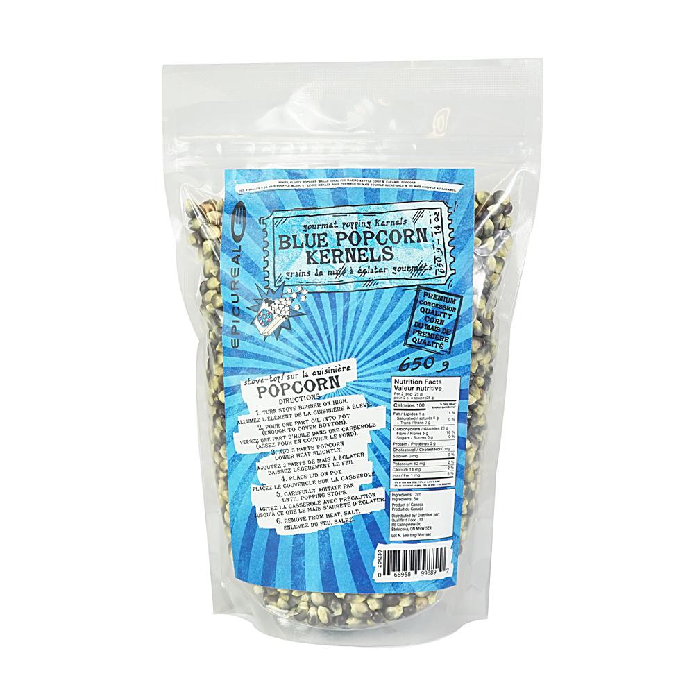 Grains de pop-corn bleus 650 g Epicureal