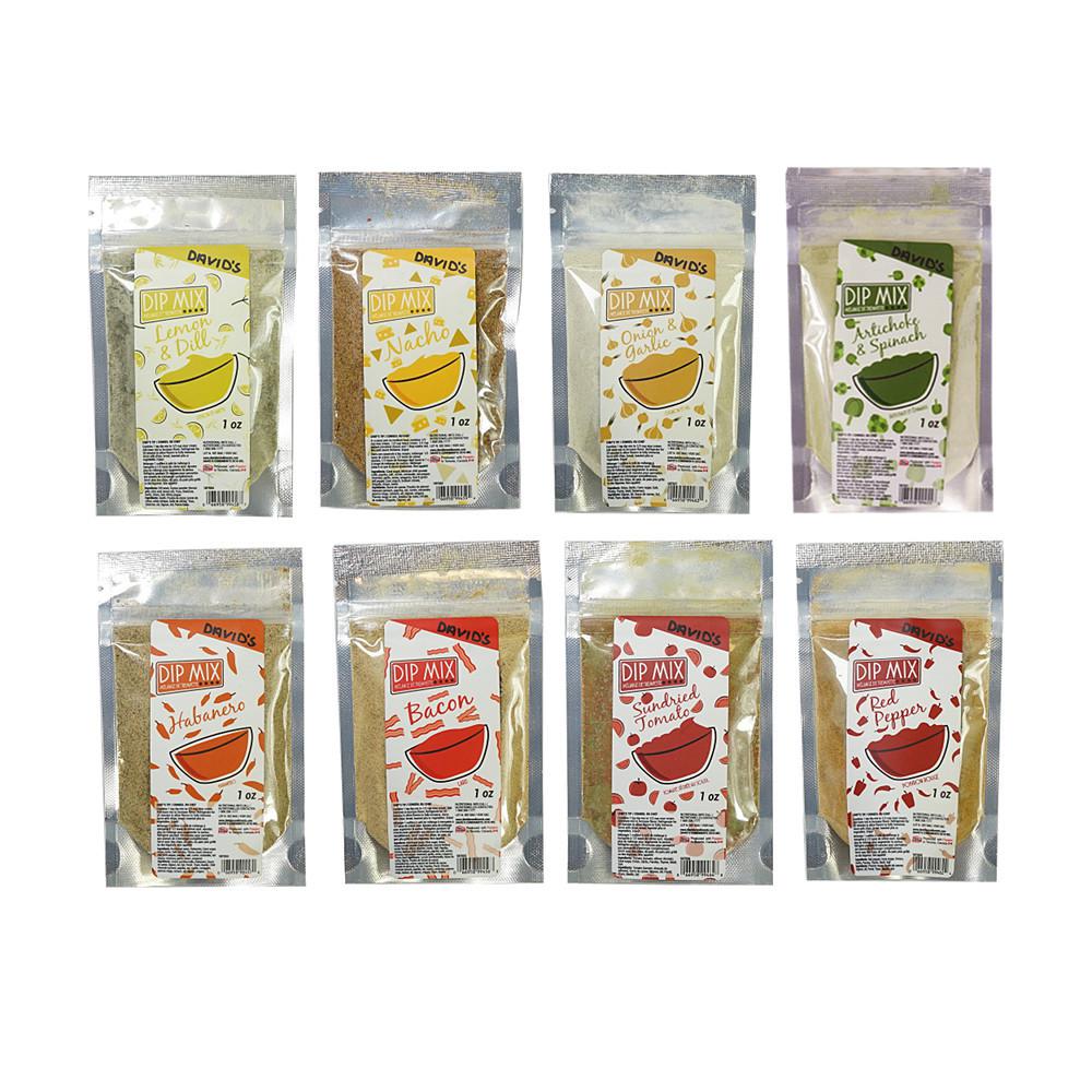 Assorted Dip Mix - 8 pc Davids