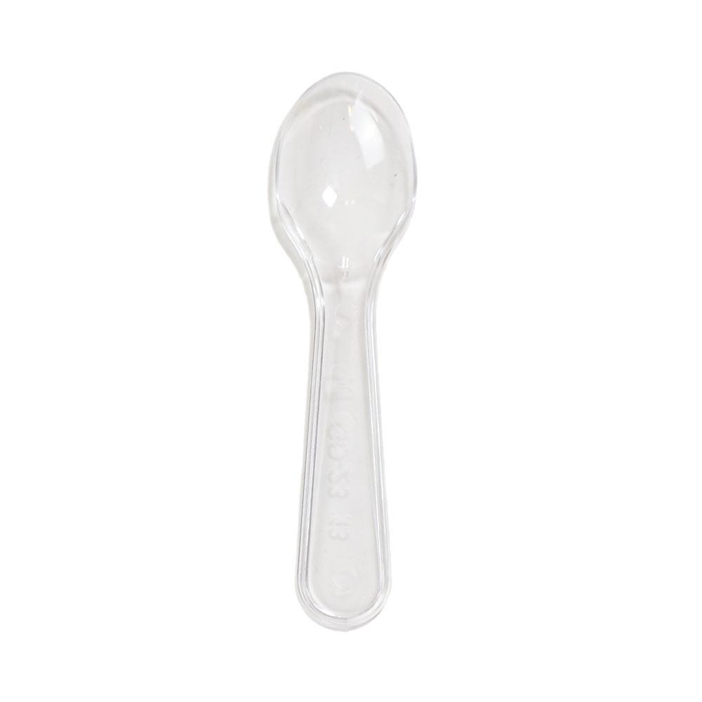 Artigee Plastic Spoons Clear 7.5cm 100 pc  Suitable for picnics or large  event gatherings