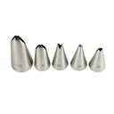 Piping Nozzles- Leaves Set 5pc Artigee