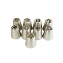 Piping Nozzles - Christmas 9pc Set Artigee