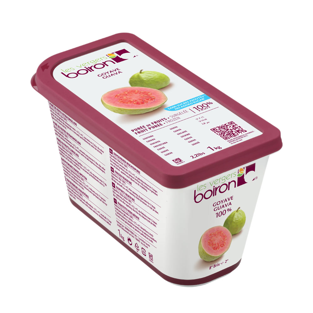 Purée de Goyave 100% Pure Surgelée 6 x 1 kg Boiron