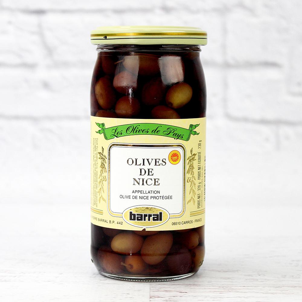 Nicoise Black Tiny Olives 365 g Barral