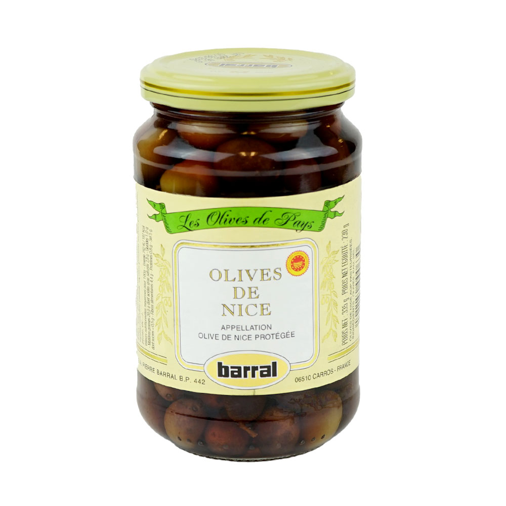 Nicoise Black Tiny Olives 365 g Barral