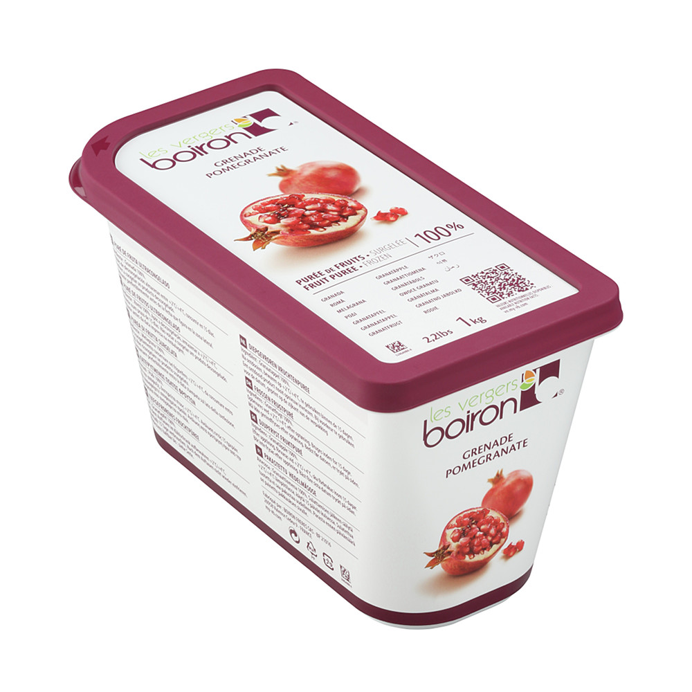 Pomegranate Puree 100% Pure Frozen 1 kg Boiron