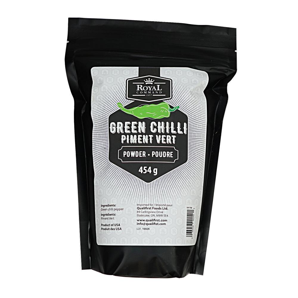 Green Chili Powder- 454 g Royal Command