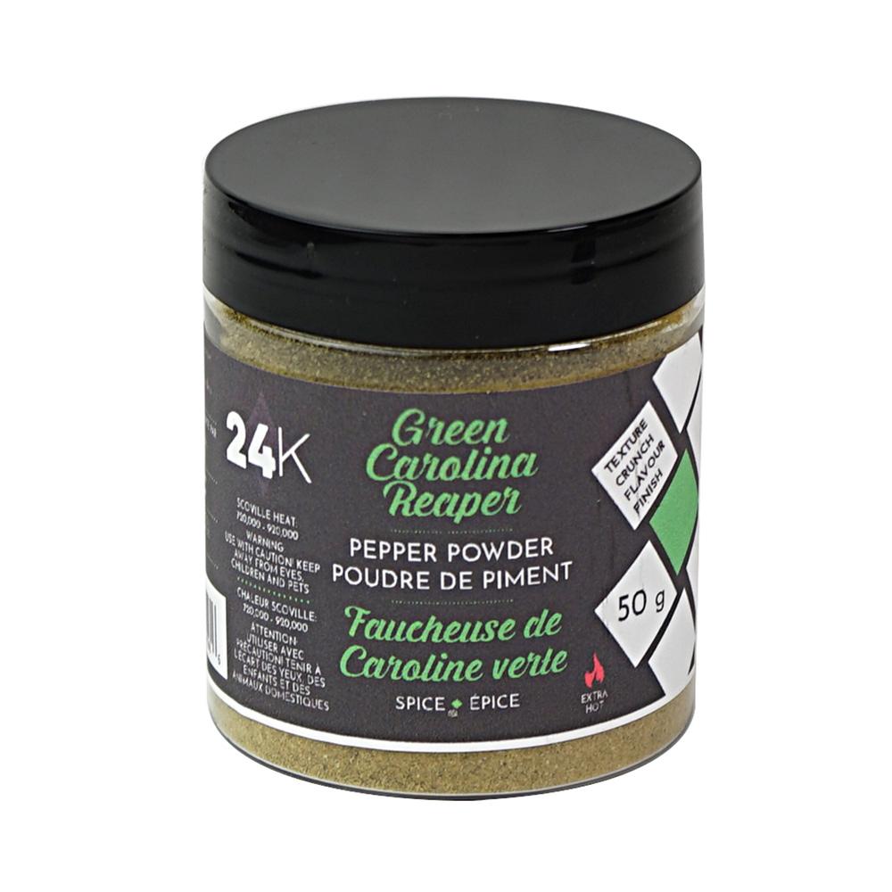 Green Carolina Reaper Pepper Powder- 50 g 24K