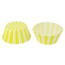 Cupcake Paper Liners Yellow Stripes 5cm 100 pc Artigee