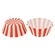 Cupcake Paper Liners Red Stripes 5cm 100pc Artigee