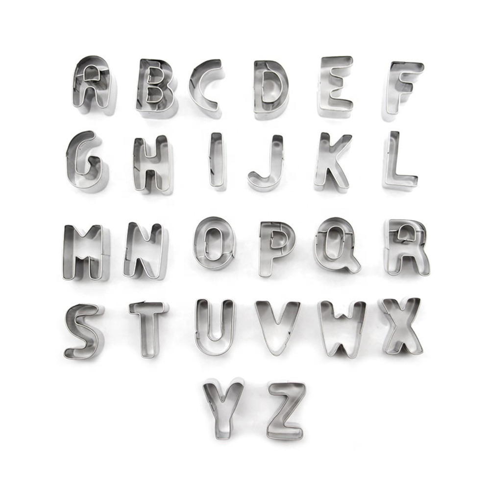 Emporte-pièce Alphabet 76x76mm 1 ct Artigee