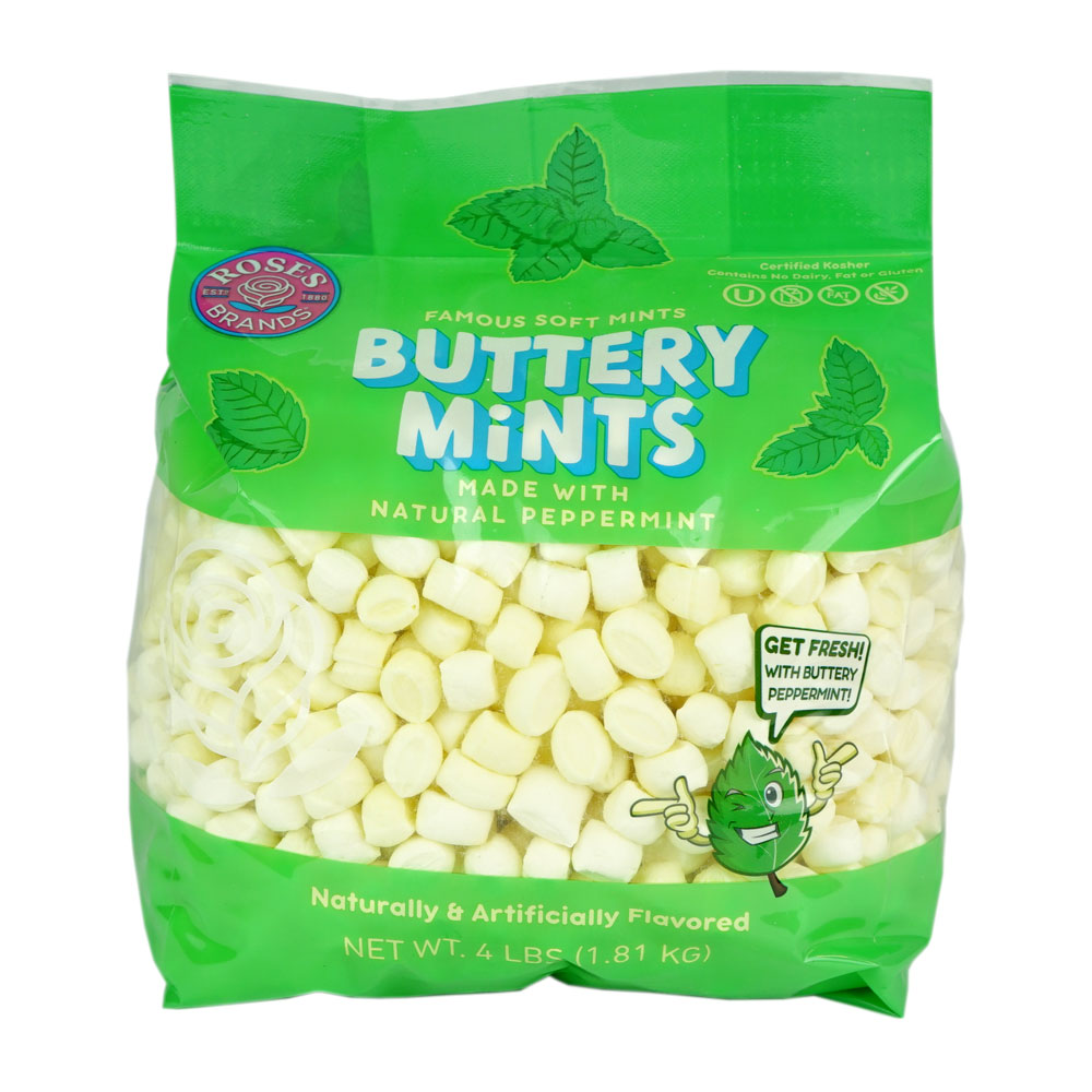 Butter Mints Yellow 4 lbs Rose