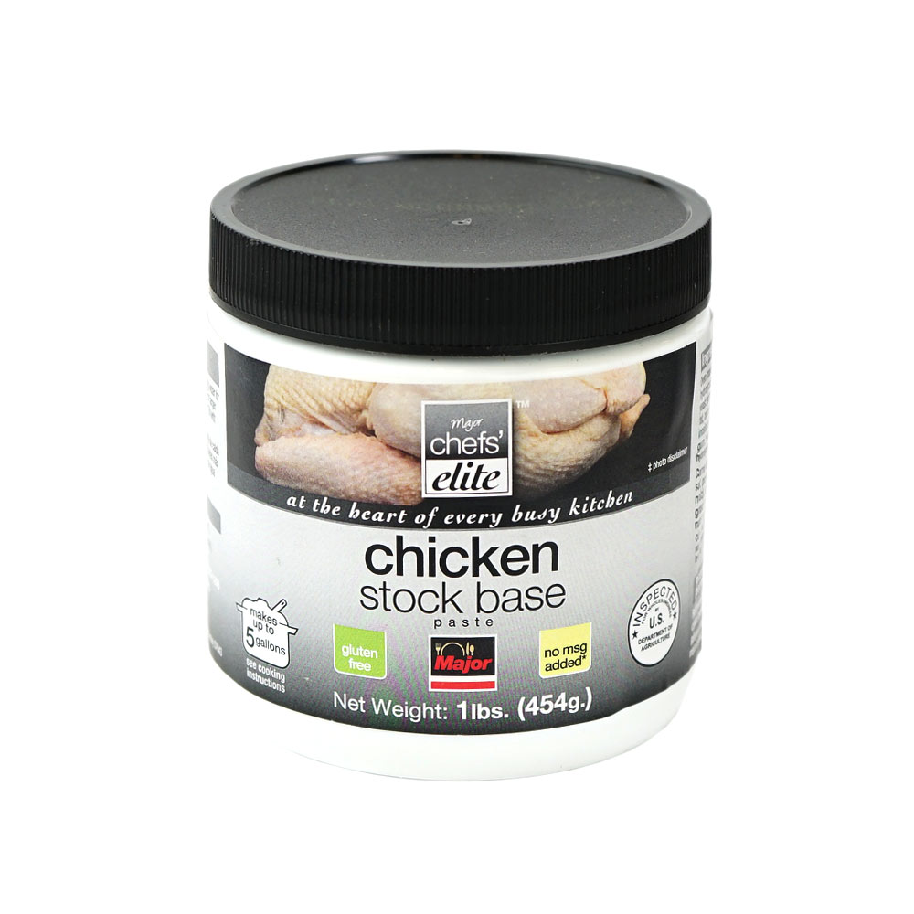 Chicken Stock Base Paste Gluten Free 454 g Major