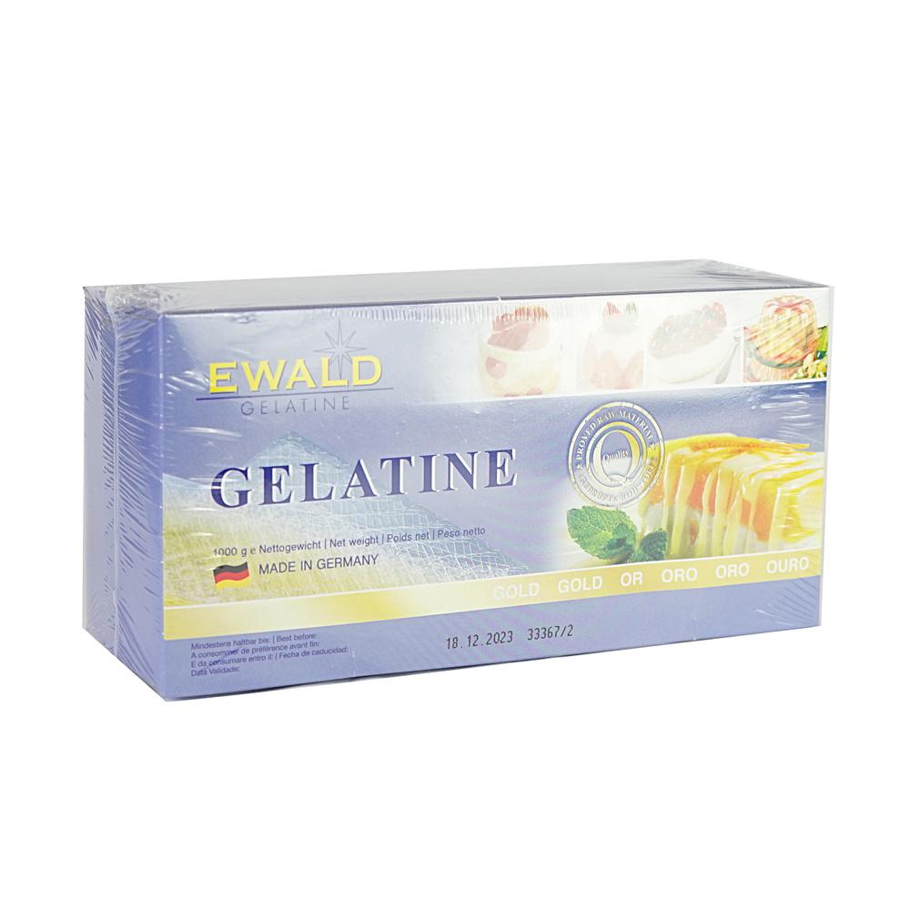 Boîte à feuilles d'or en gélatine 1 kg Ewald