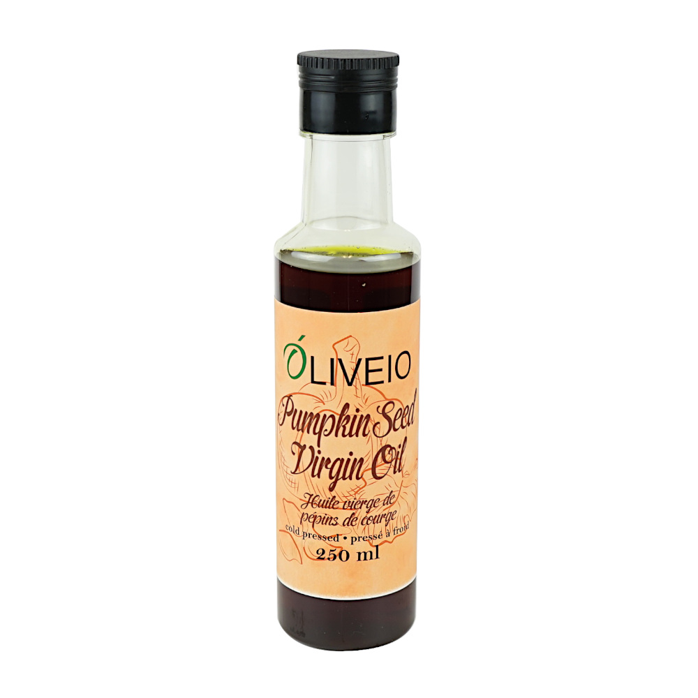 Huile vierge de pépins de courge pressée à froid 250 ml Oliveio