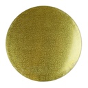 Round Cake Drum Board Gold 12" 1 pc Artigee