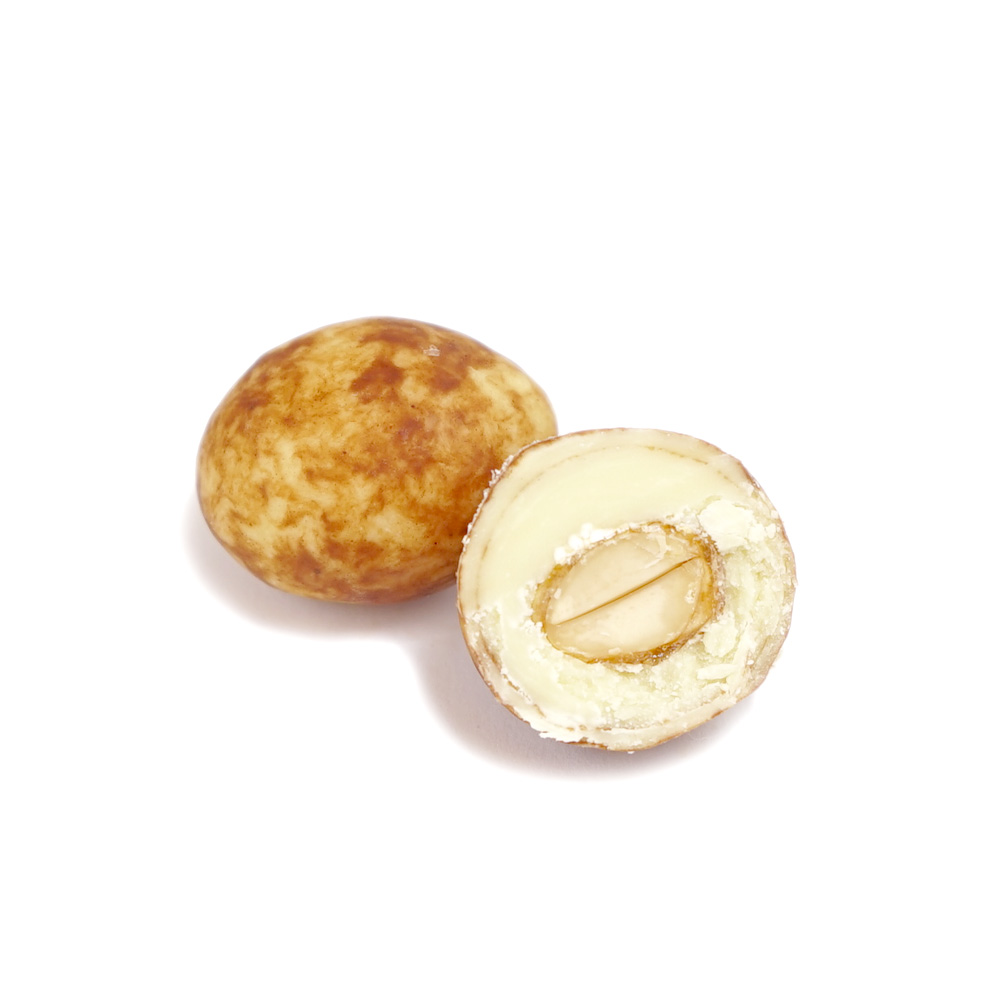 Almonds White Chocolate Covered Pionono Flavor - 50 g Choctura