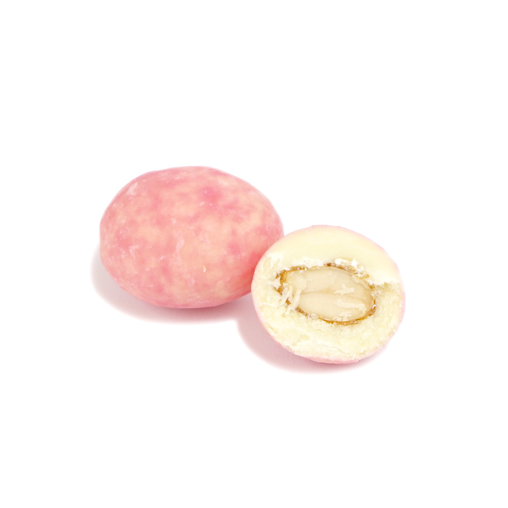 Almonds White Chocolate Covered Raspberry Flavor - 50 g Choctura