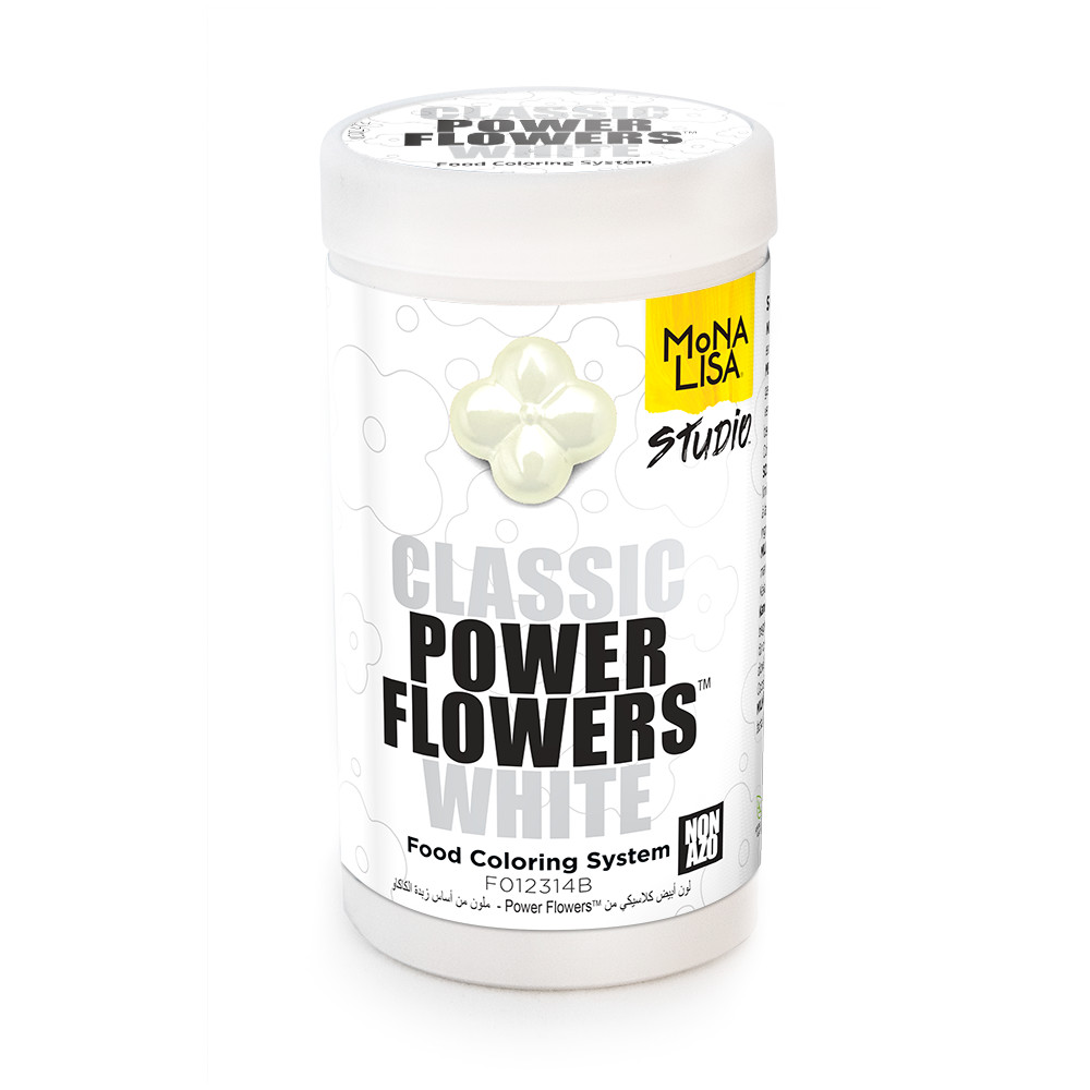 Colorant Power Flower Blanc classique- 50 g Mona Lisa