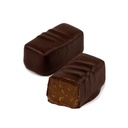 Gianduja Dark Chocolate Bonbon Hazelnut Praline and Crêpe - 100 g Choctura