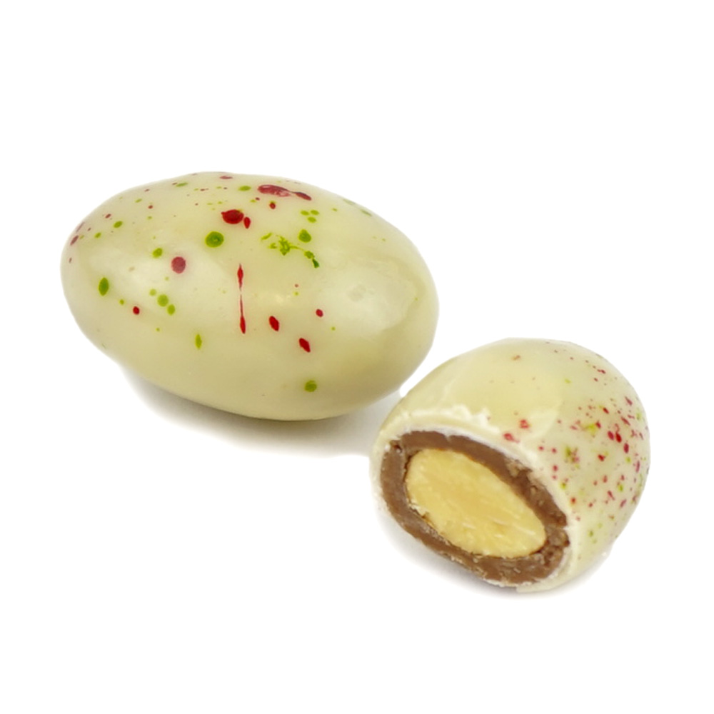 Amandes enrobées de chocolat au nougat - 100 g Choctura