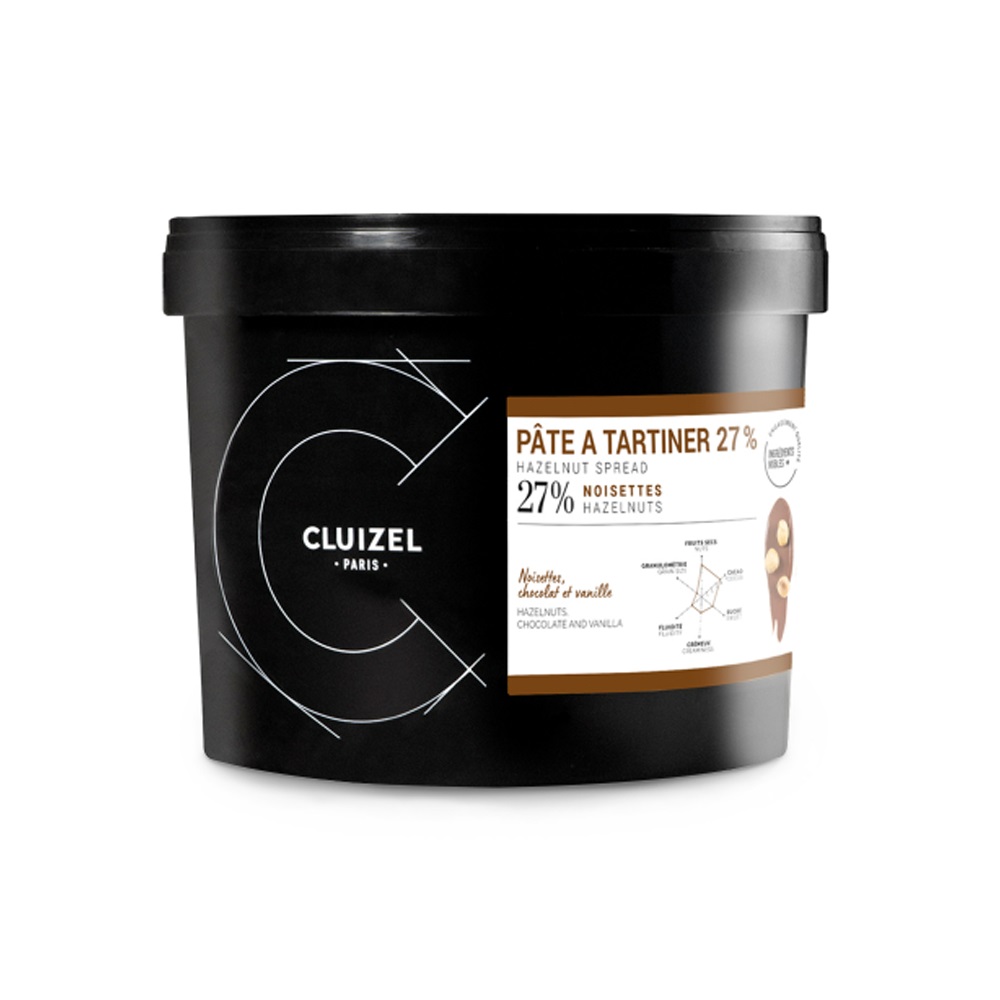 Tartinade aux noisettes 27% 5 kg Michel Cluizel