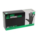 Gants jetables en nitrile noir grand 10 x 100 ct Almondena