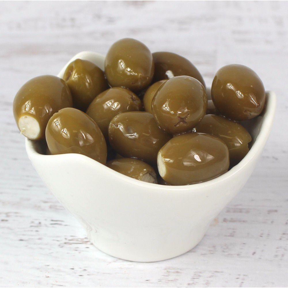 Olives vertes farcies à la feta 2 L Oliveio