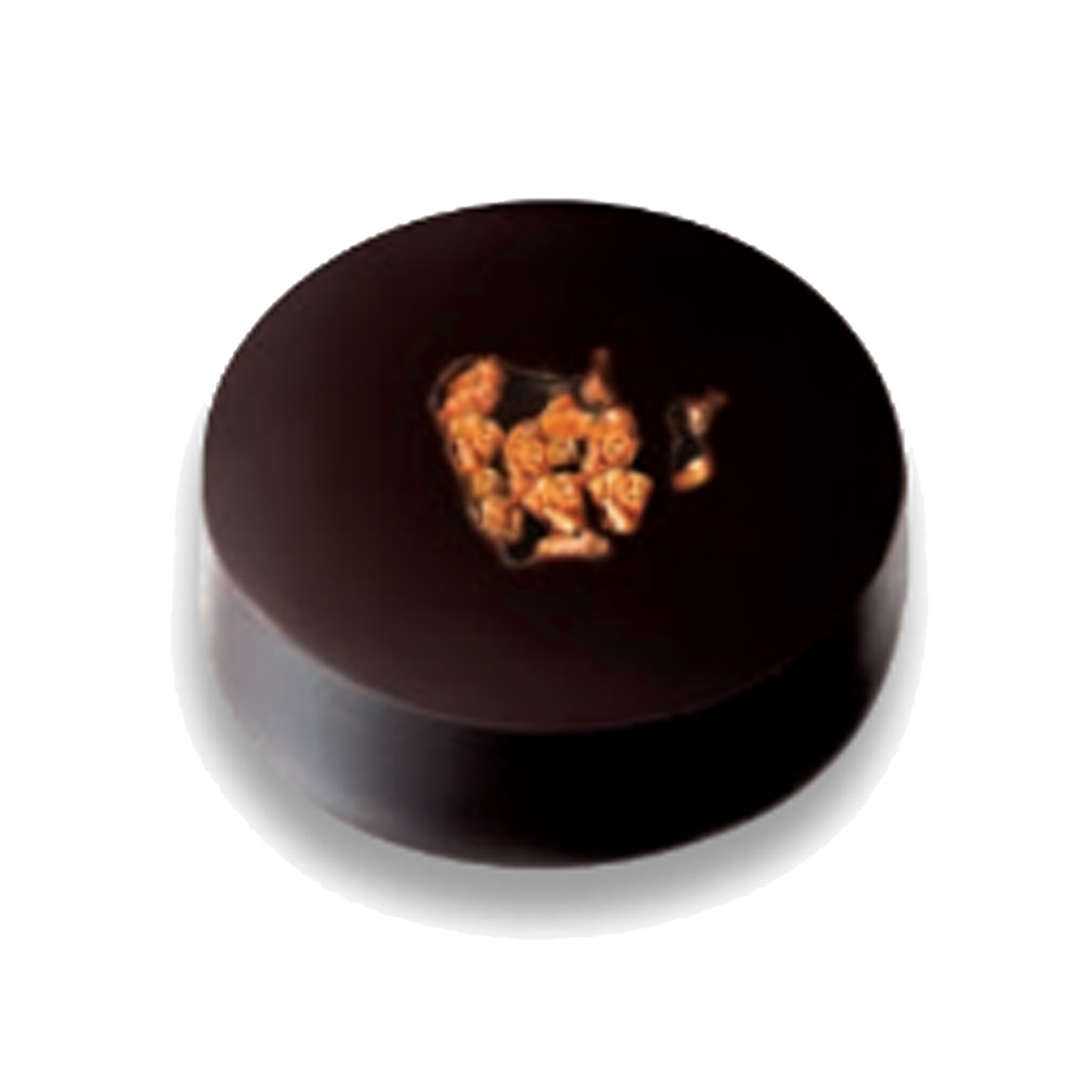 Puck Dark Chocolate 70% Ecuador Bitter Ganache - 2 kg Choctura