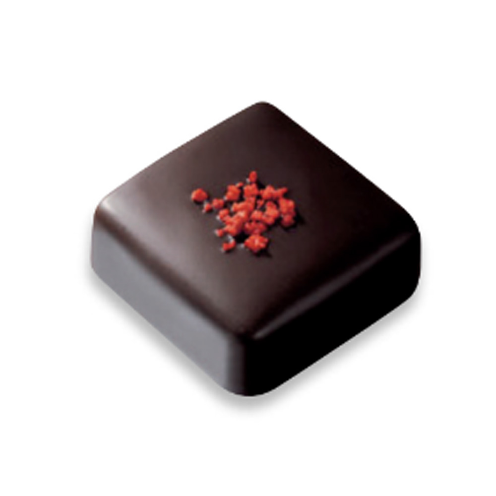 Raspberry Ganache 70% Dark Chocolate Bonbon - 2.1 kg Choctura
